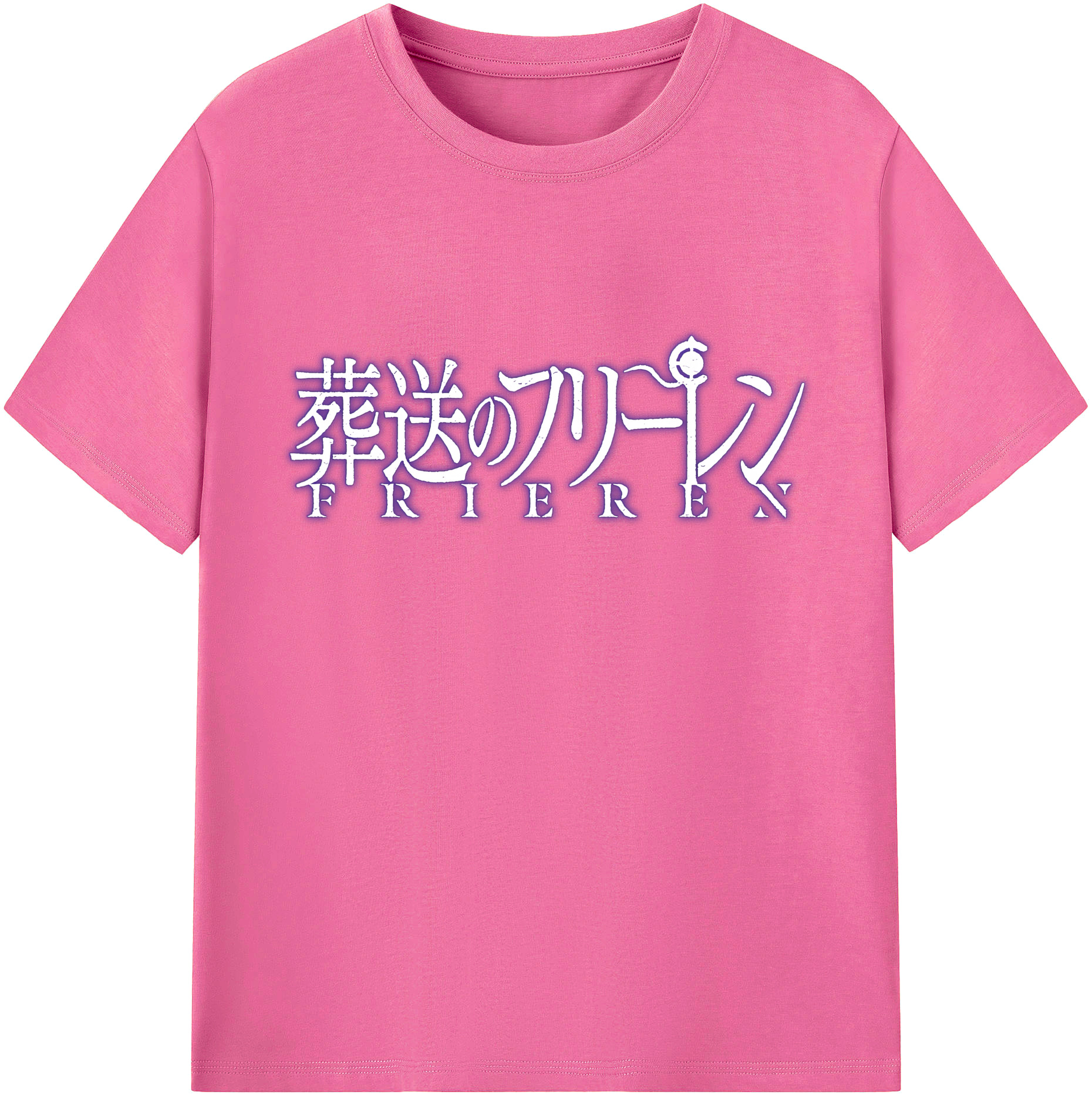 （画像用） 葬送のフリーレン Frieren レディースカジュアルプリントTシャツ（綿100％）